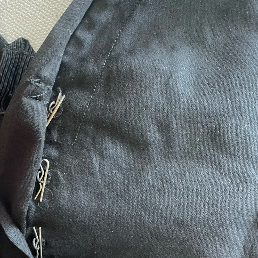 Men’s Black Brocade Tuxedo Vest / Waistcoat Vintage 1960’s - Picture 4 of 6